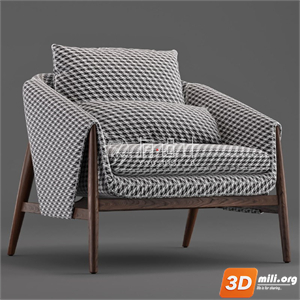 Origami Curved Armchair